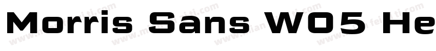 Morris Sans W05 Heavy Condensed字体转换
